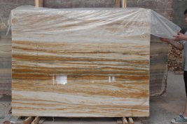 Gold old-growth forest marble onyx